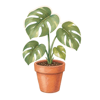 Potted Mini Monstera
